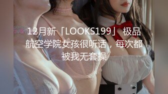 12月新「LOOKS199」 极品航空学院女孩很听话，每次都被我无套操