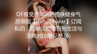 OF有受虐倾向的撸铁健身气质御姐【miho18year】订阅私拍，能拳交能做母狗生活与淫贱对比很反差 (8)